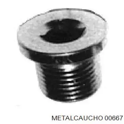 Пробка поддона двигателя 00667 Metalcaucho