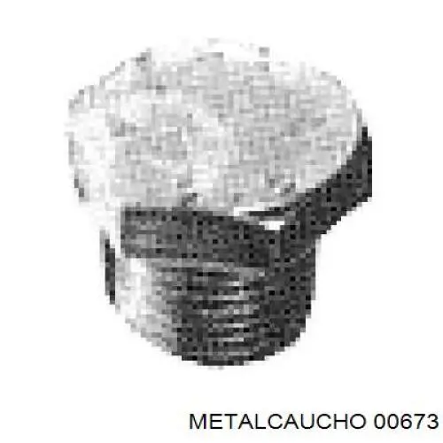 00673 Metalcaucho пробка поддона двигателя