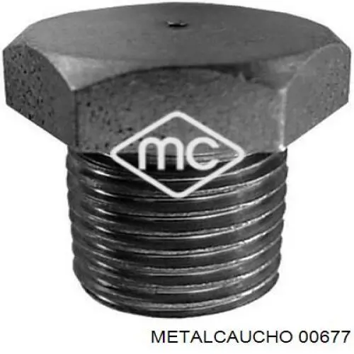 00677 Metalcaucho пробка поддона двигателя