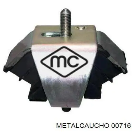 Задняя опора коробки передач 00716 Metalcaucho