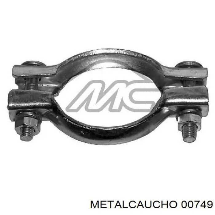 00749 Metalcaucho хомут глушителя задний