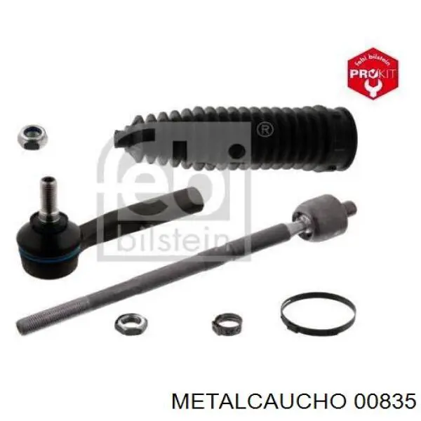 Пильник рульового механізму/рейки 00835 Metalcaucho