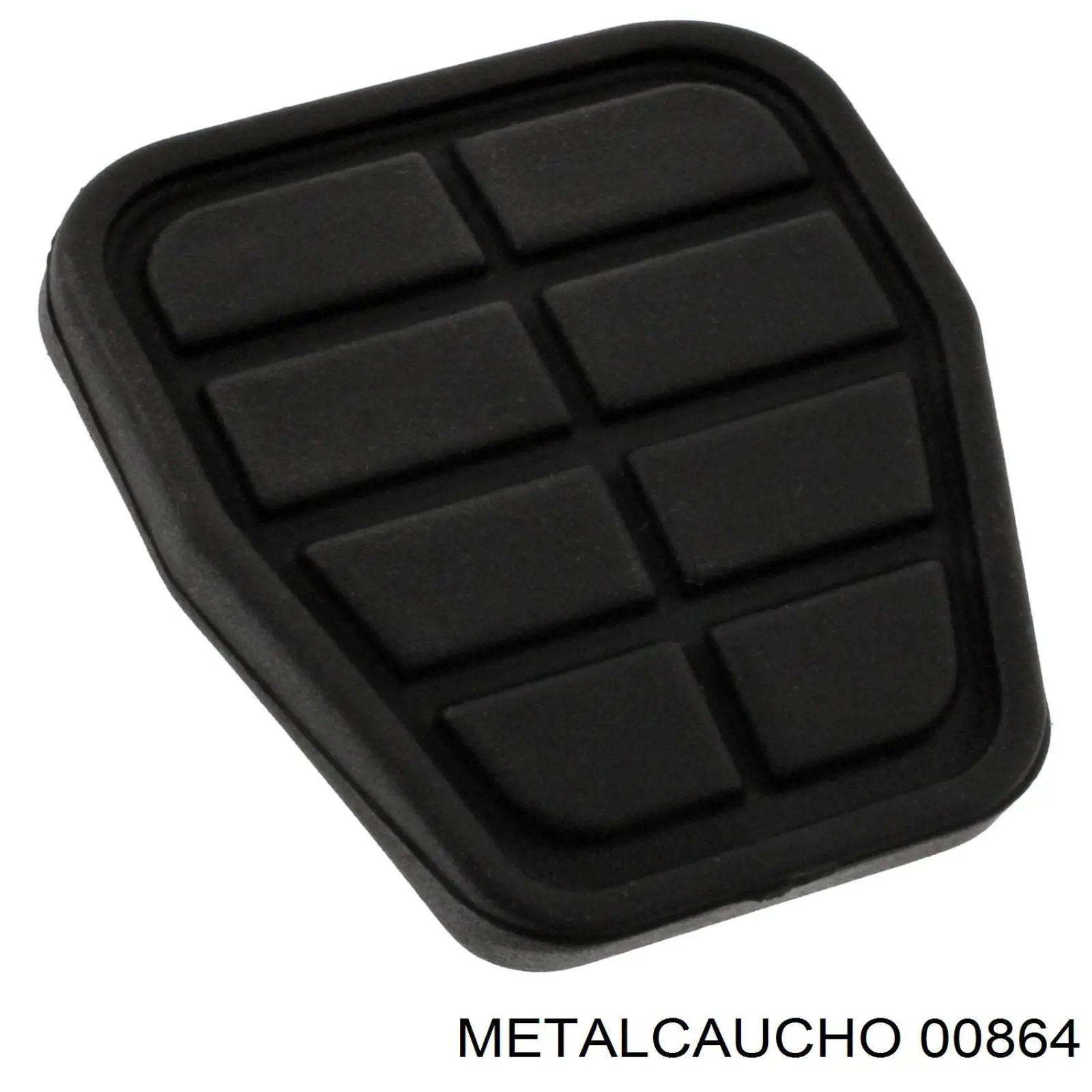 Revestimiento del pedal, pedal de embrague 00864 Metalcaucho