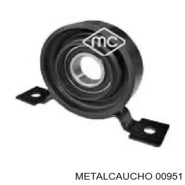 Муфта подвесного подшипника карданного вала 00951 Metalcaucho