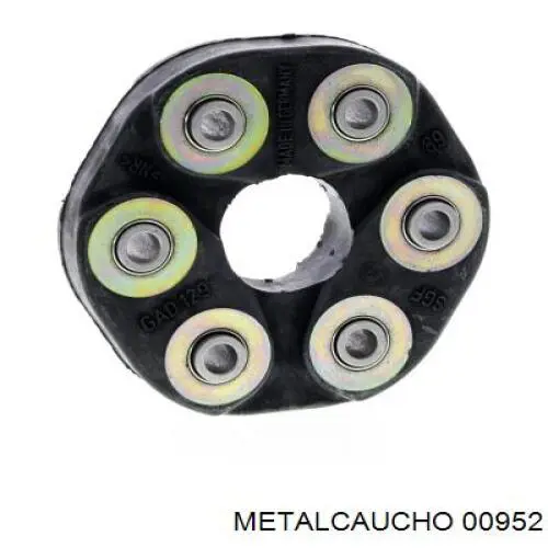 00952 Metalcaucho муфта кардана эластичная передняя/задняя