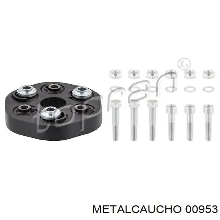 00953 Metalcaucho муфта кардана эластичная передняя