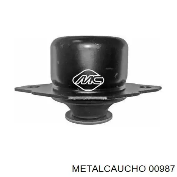 00987 Metalcaucho подушка (опора двигателя левая)