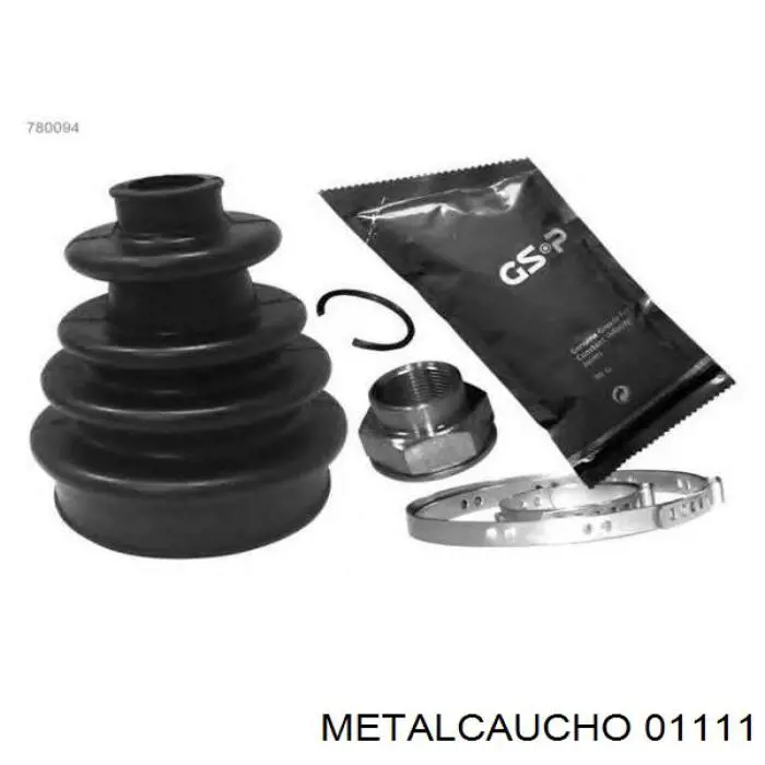 Пыльник ШРУСа наружный 01111 Metalcaucho