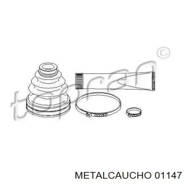 Купить 01147 Metalcaucho Пыльник гранаты внутренний, передней полуоси