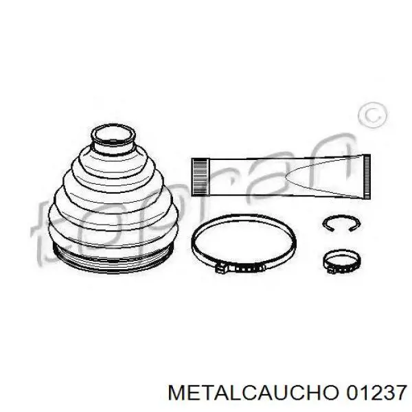Пыльник ШРУСа наружный 01237 Metalcaucho