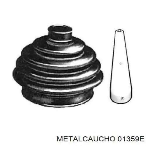01359E Metalcaucho пыльник шруса передней полуоси наружный