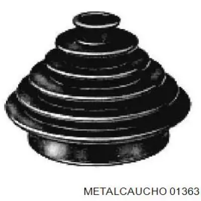 01363 Metalcaucho пыльник шруса передней полуоси наружный