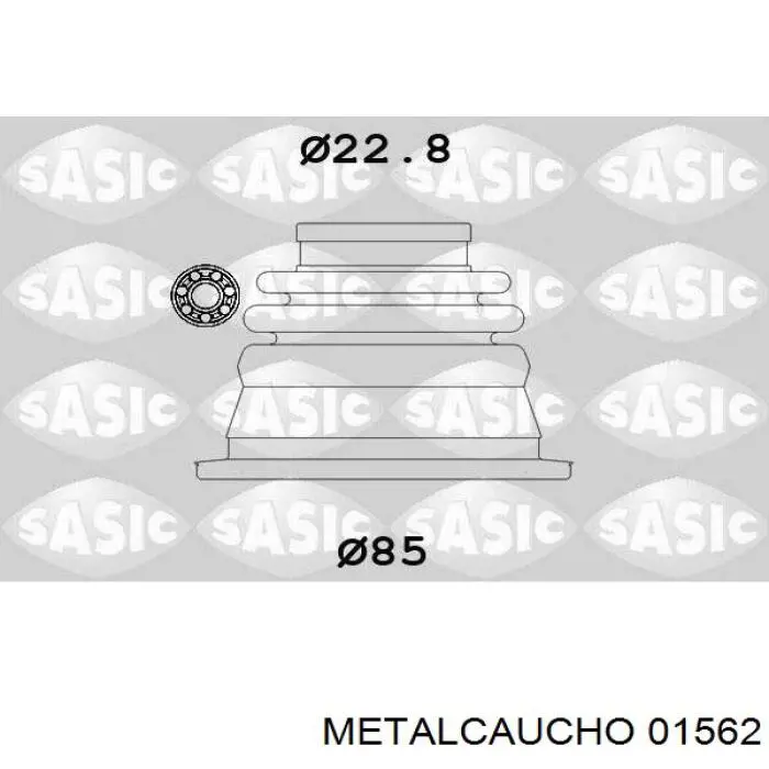 Пыльник ШРУСа передней полуоси внутренний левый 01562 Metalcaucho