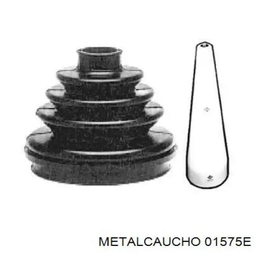 01575E Metalcaucho пыльник шруса передней полуоси наружный