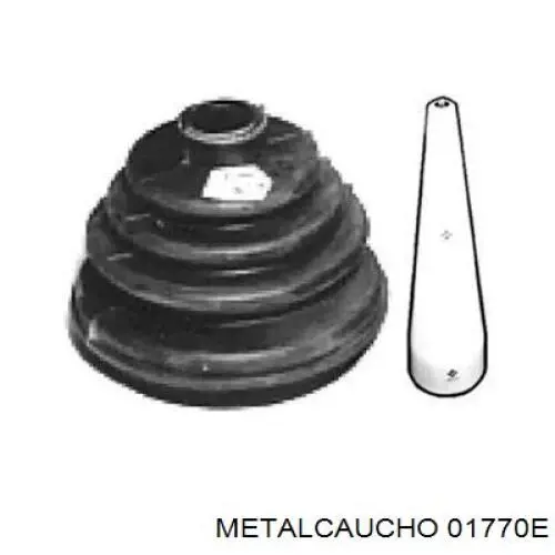 01770E Metalcaucho пыльник шруса передней полуоси наружный