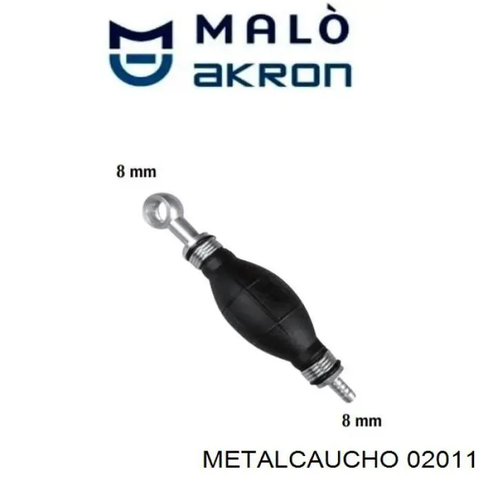 Топливный насос ручной подкачки 02011 Metalcaucho