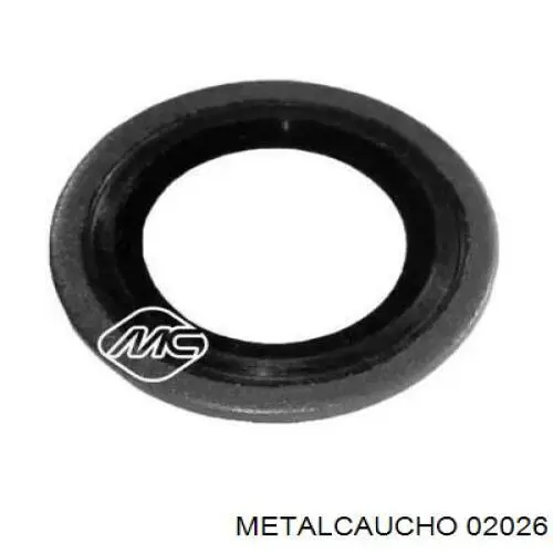 02026 Metalcaucho прокладка пробки поддона двигателя