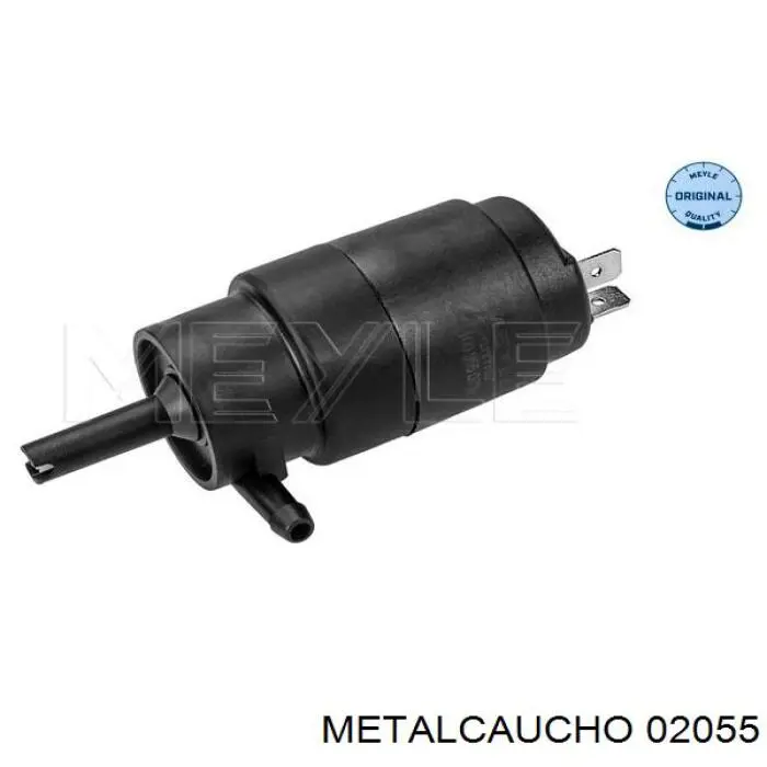 02055 Metalcaucho насос-мотор омывателя стекла переднего