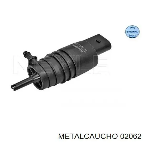 02062 Metalcaucho насос-мотор омывателя стекла переднего