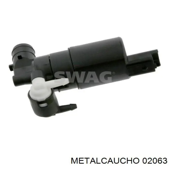 02063 Metalcaucho насос-мотор омывателя стекла переднего