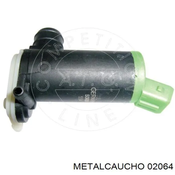 Насос-двигун омивача скла, переднього 02064 Metalcaucho
