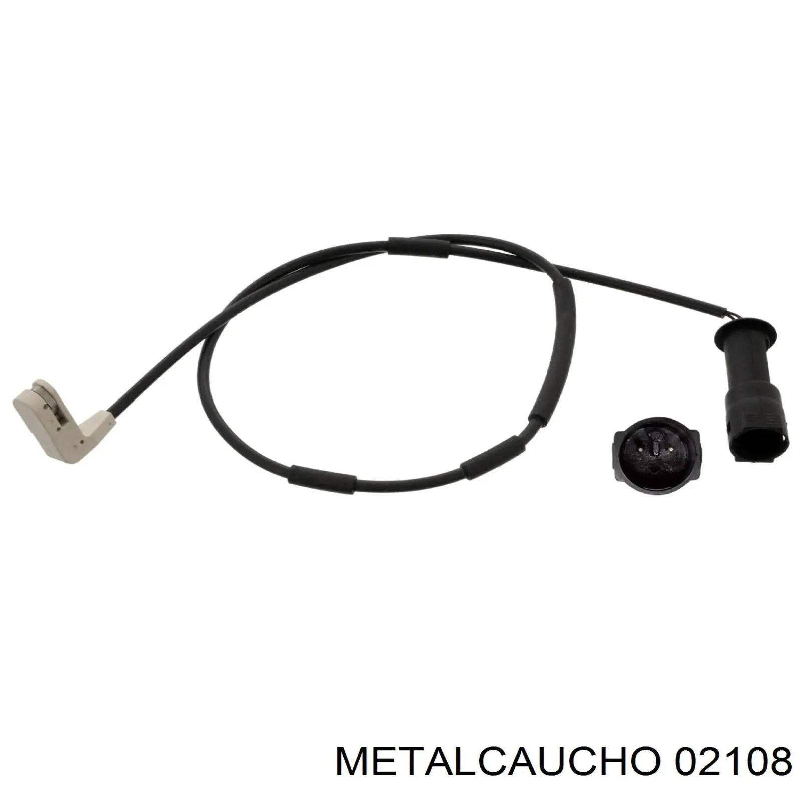 02108 Metalcaucho датчик износа тормозных колодок передний