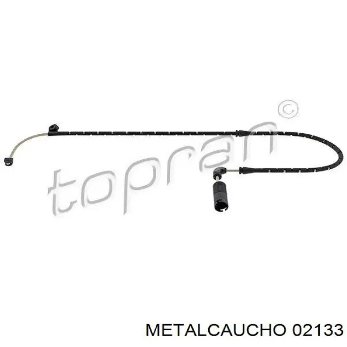 02133 Metalcaucho датчик износа тормозных колодок передний