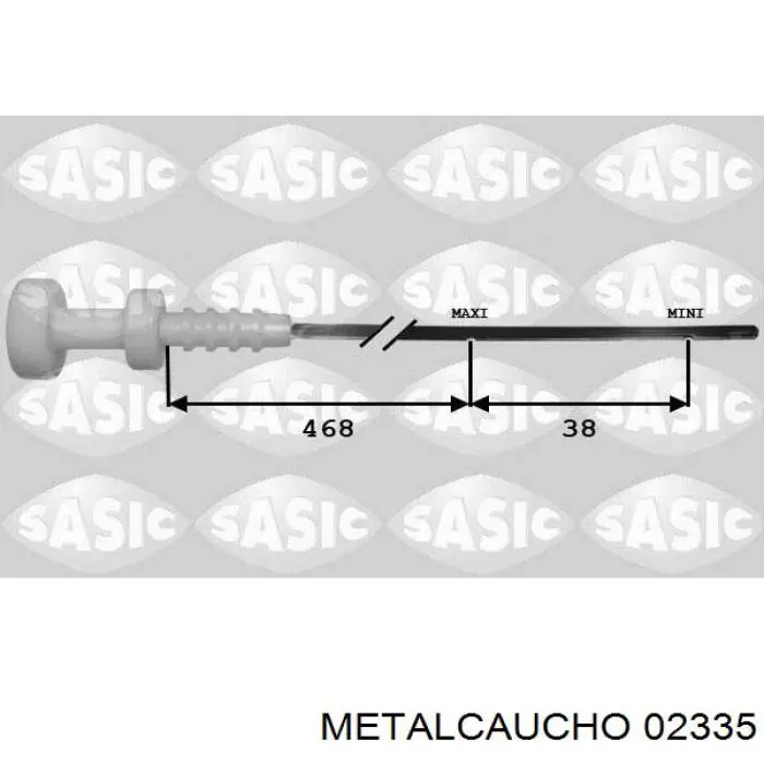 Щуп масляный 02335 Metalcaucho