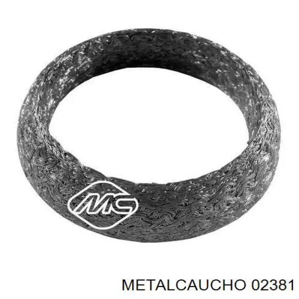 02381 Metalcaucho прокладка приемной трубы глушителя