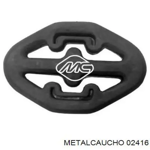 Подушка глушителя 02416 Metalcaucho