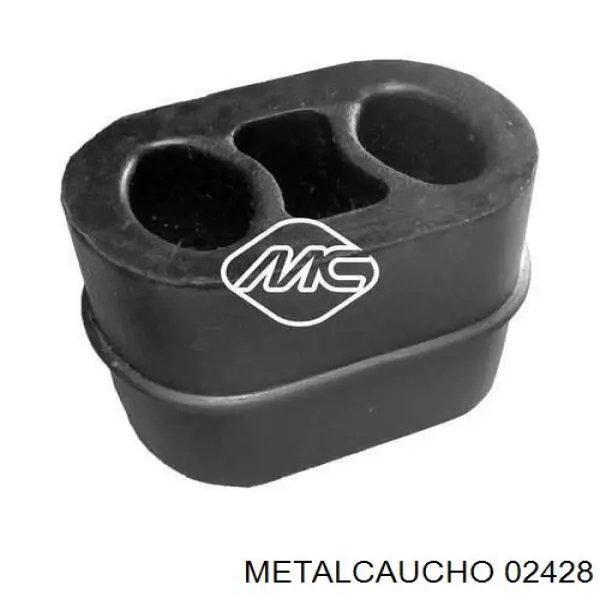 02428 Metalcaucho подушка глушителя