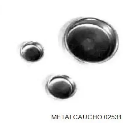 02531 Metalcaucho заглушка гбц/блока цилиндров