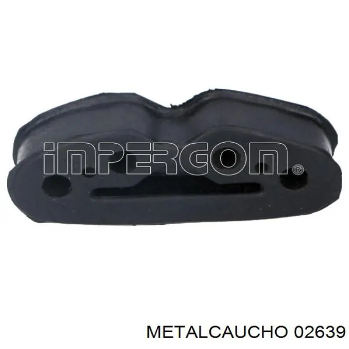 02639 Metalcaucho подушка крепления глушителя