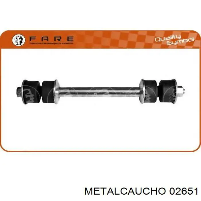 Casquillo del soporte de barra estabilizadora delantera 02651 Metalcaucho