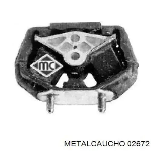 2672 Metalcaucho подушка (опора двигателя задняя)