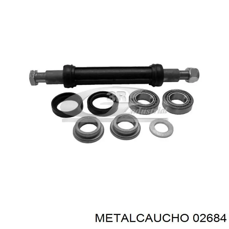 02684 Metalcaucho сайлентблок заднего продольного рычага передний