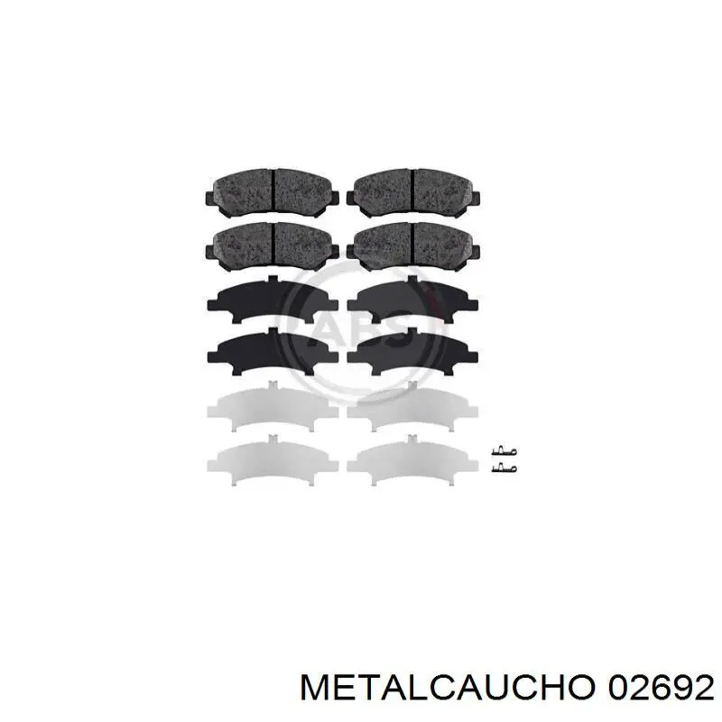 Soporte, silenciador 02692 Metalcaucho