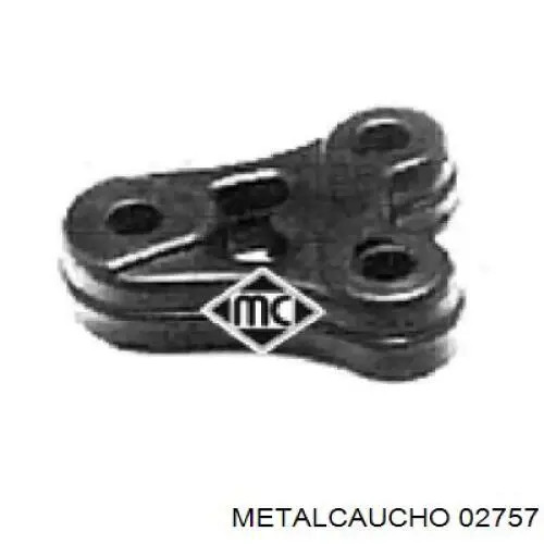 Подушка глушителя 02757 Metalcaucho