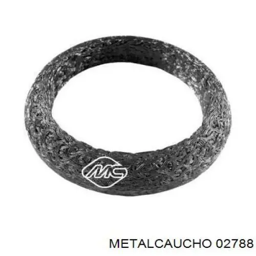 02788 Metalcaucho прокладка приемной трубы глушителя