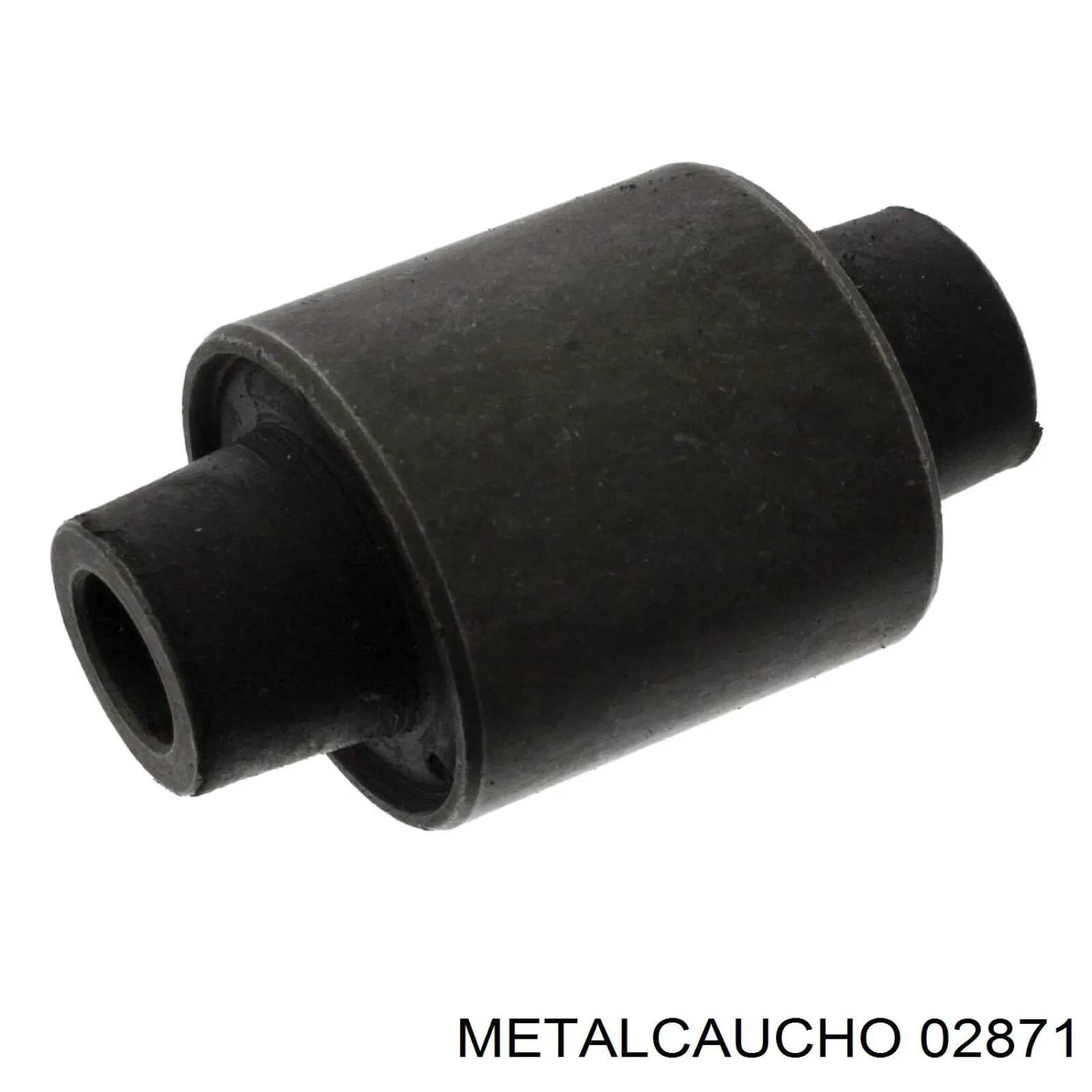 02871 Metalcaucho подушка (опора двигателя задняя (сайлентблок))