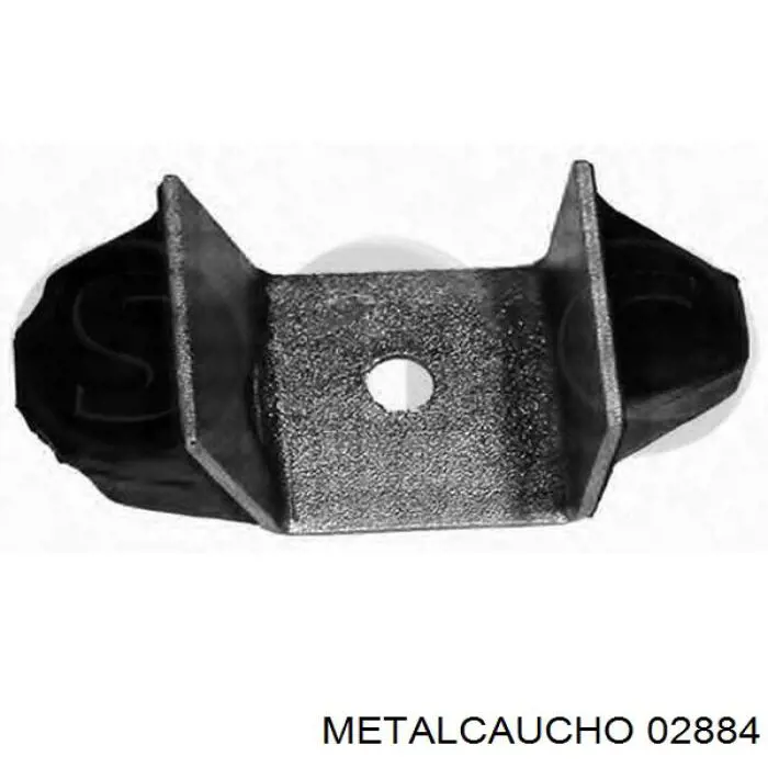 Подушка (опора) двигуна, права верхня 02884 Metalcaucho