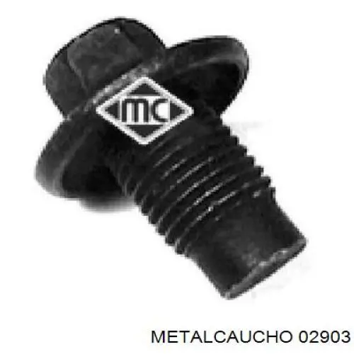 02903 Metalcaucho пробка поддона двигателя