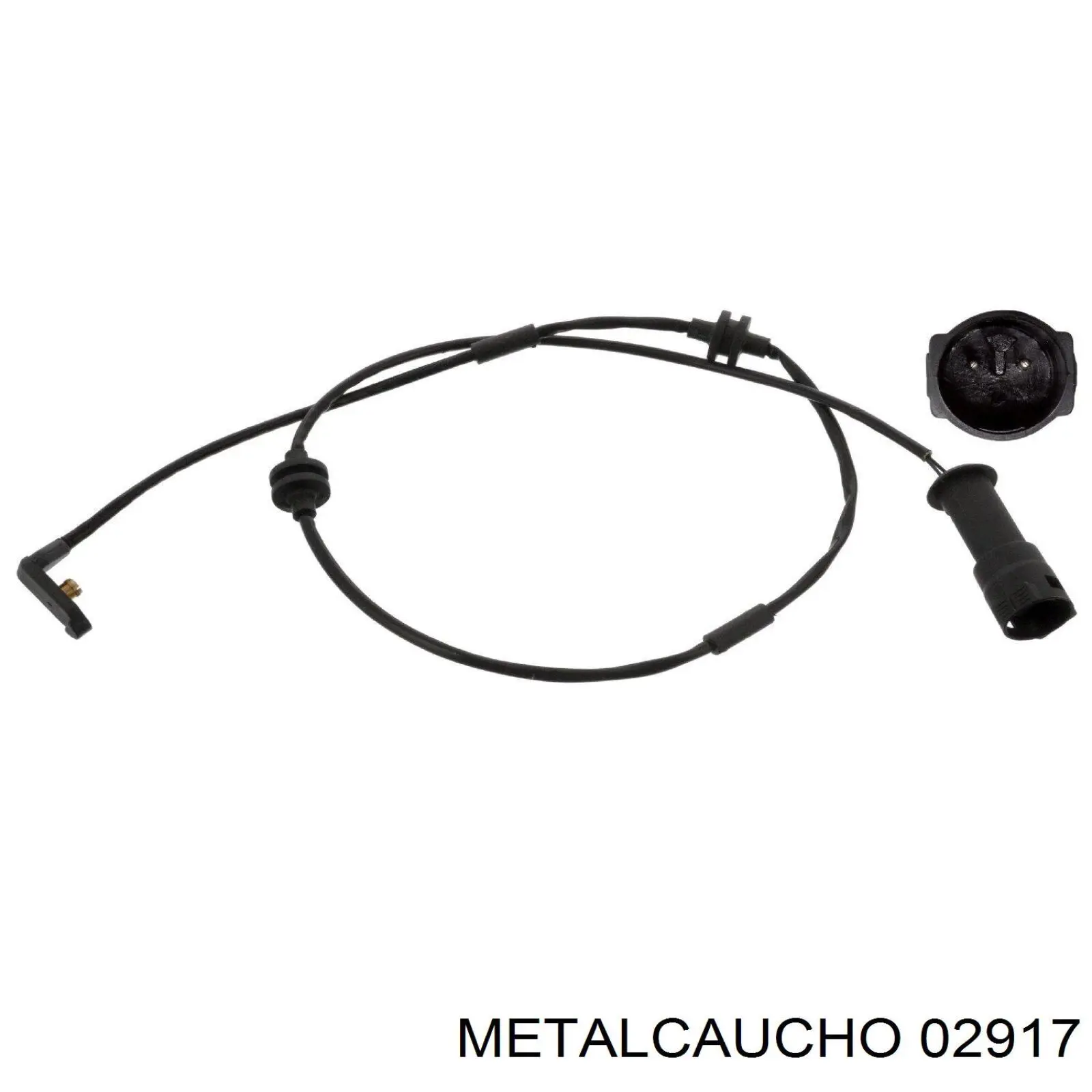02917 Metalcaucho подушка трансмиссии (опора коробки передач левая)
