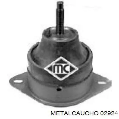 02924 Metalcaucho подушка (опора двигателя правая)