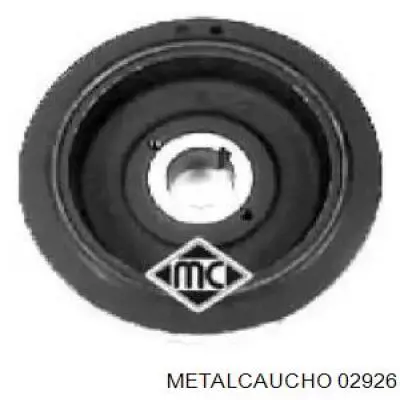 Демпфер коленвала Metalcaucho 02926