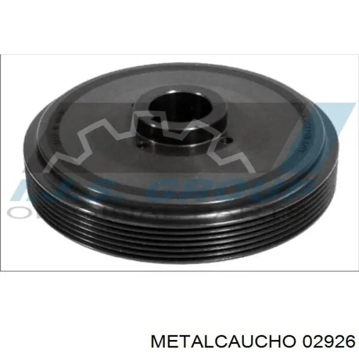 Купить 02926 Metalcaucho Шкив-демпфер коленвала
