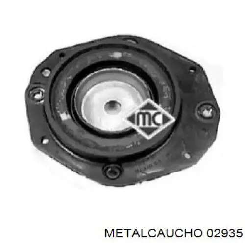 02935 Metalcaucho опора амортизатора переднего