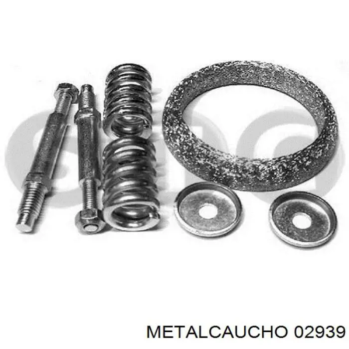 02939 Metalcaucho прокладка приемной трубы глушителя