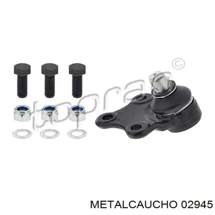 Купить 02945 Metalcaucho Втулки переднего стабилизатора