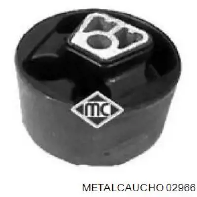 02966 Metalcaucho подушка (опора двигателя задняя (сайлентблок))